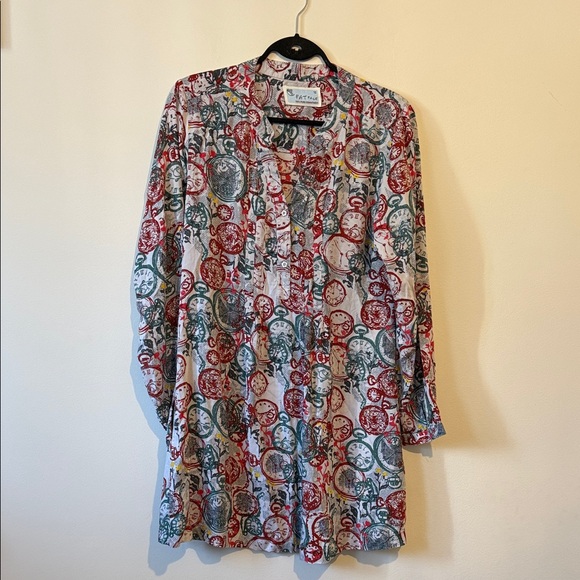 Fat Face Dresses & Skirts - Fat Face Printed Tunic Dress – Size 10 – Cotton/Silk Blend